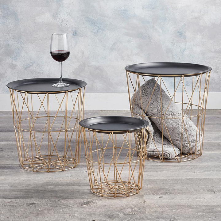 Gold Wire Table Set/3