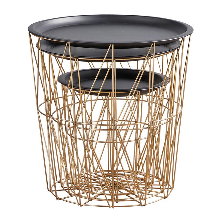 Gold Wire Table Set/3