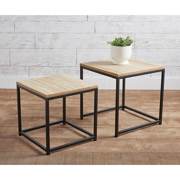 Iron SQ Tables BLK - Set/2