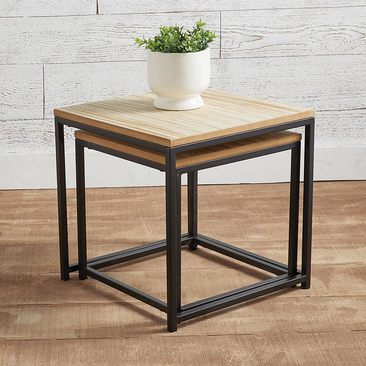 Iron SQ Tables BLK - Set/2