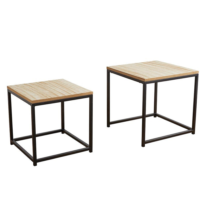 Iron SQ Tables BLK - Set/2
