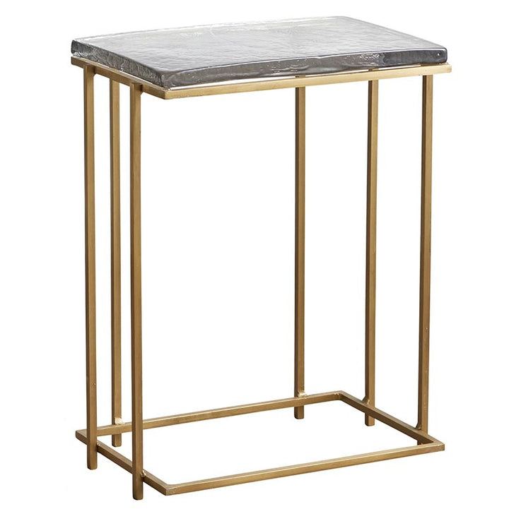 Metal/Glass Table - Tall