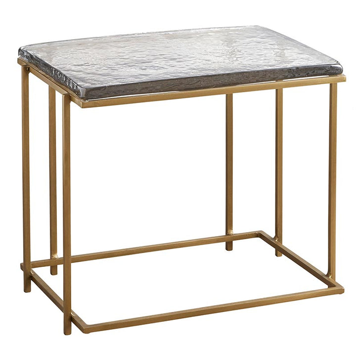 Metal/Glass Side Table