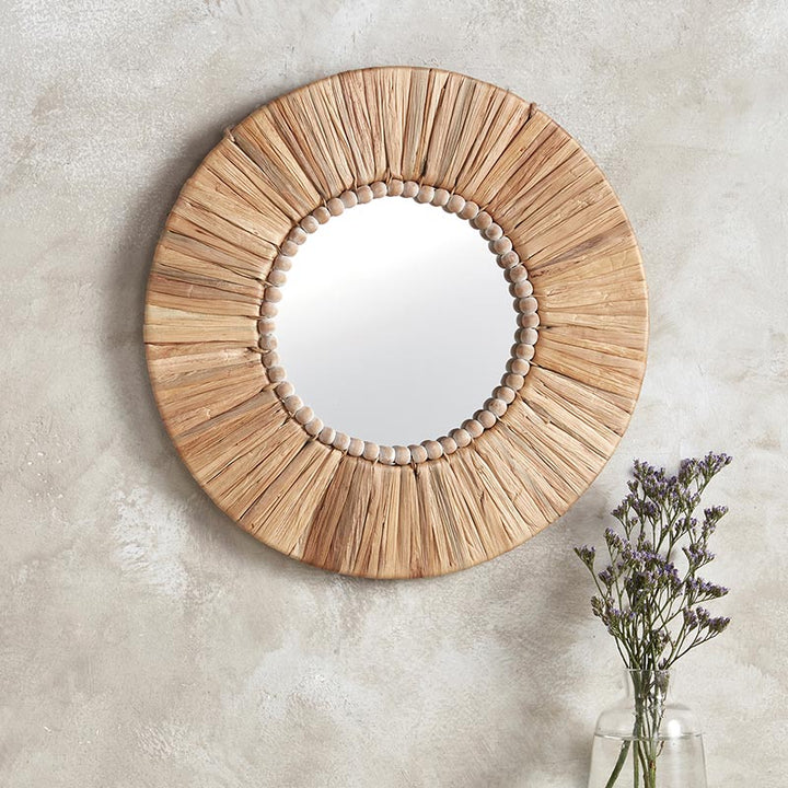 Beaded Hanging Mirror