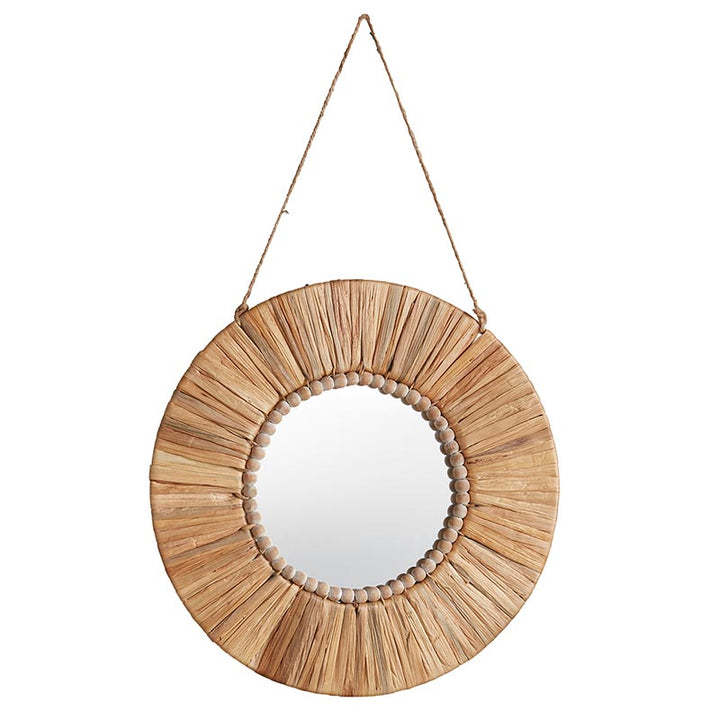 Beaded Hanging Mirror