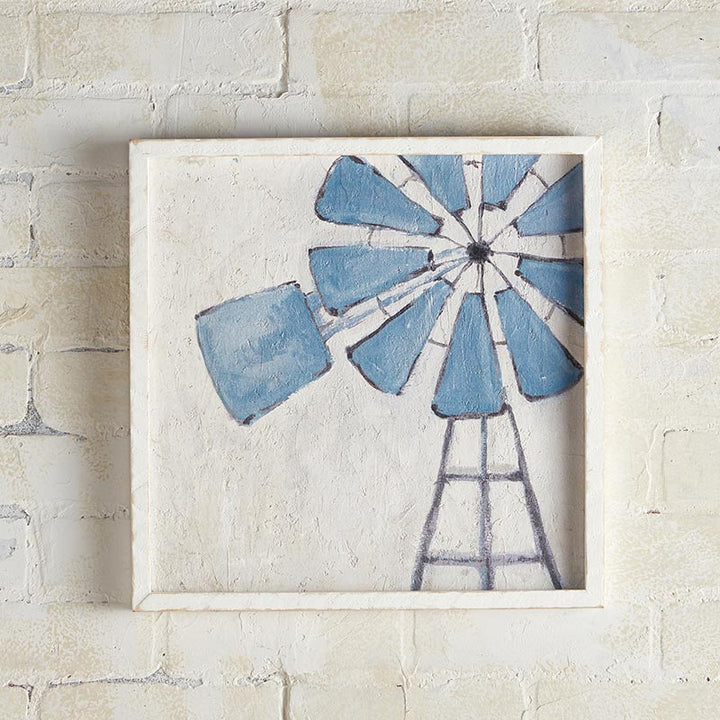 Framed Painting - Windmill