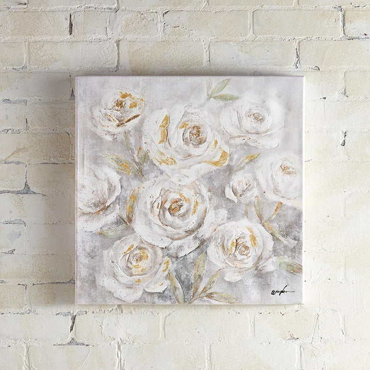 Printed Canvas - Light Rose