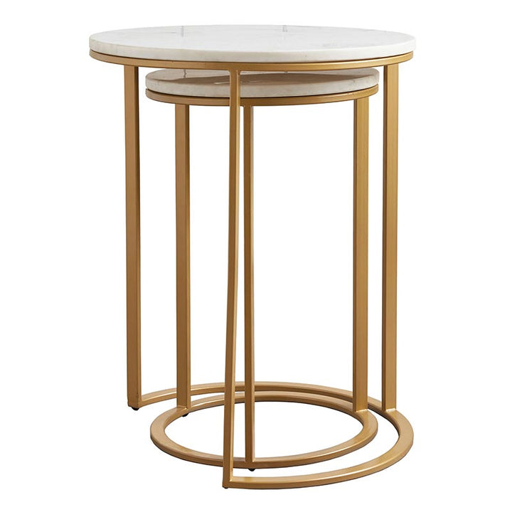 Marble Top Nested Tables - Set/2