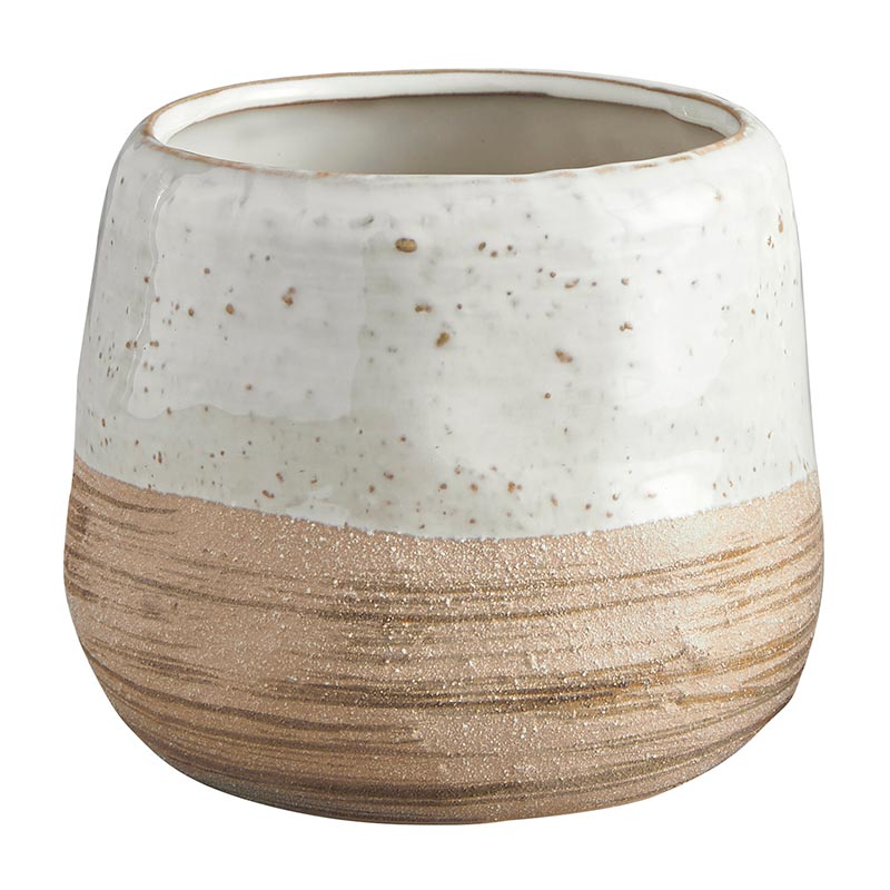 Two Tone Glazed Pot - LGE