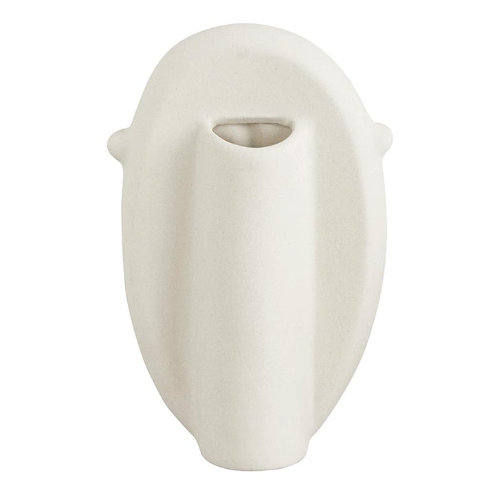 Tall Face Ceramic Pot