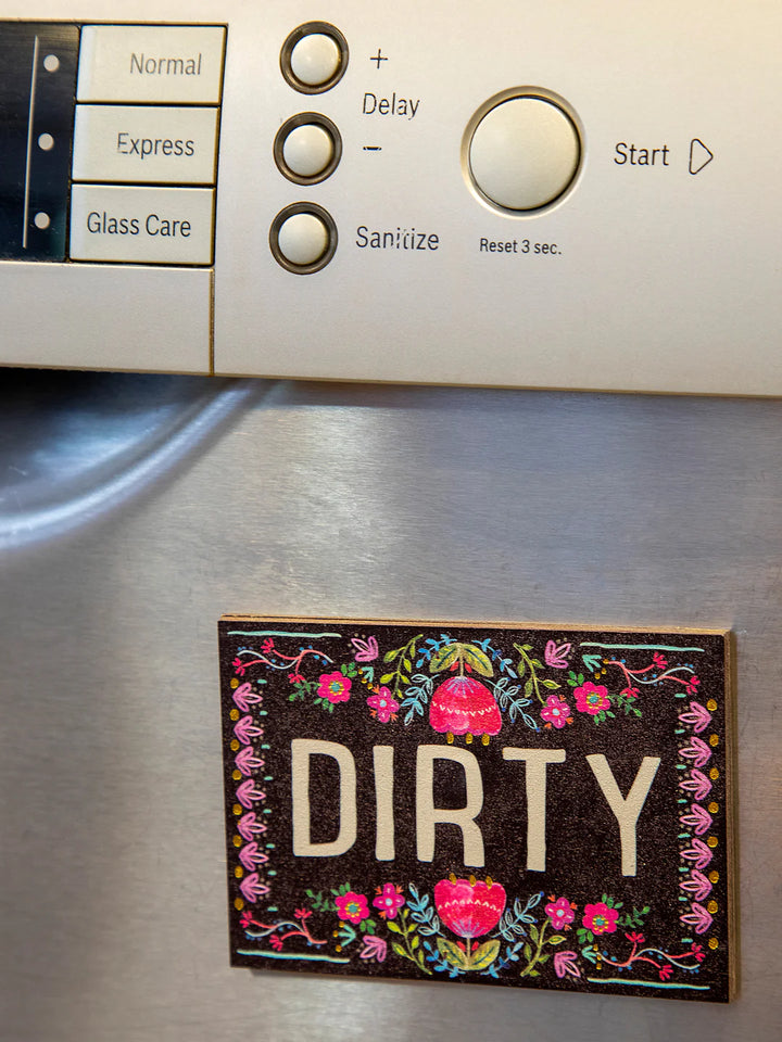 Dishwasher Magnet Floral