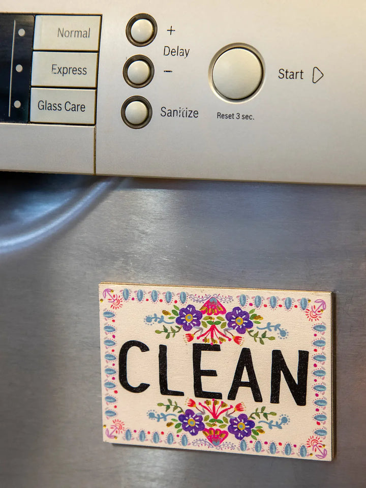 Dishwasher Magnet Floral
