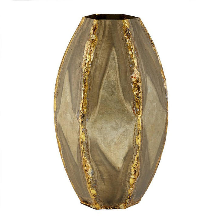 Gold Galvanized Planter  - LGE