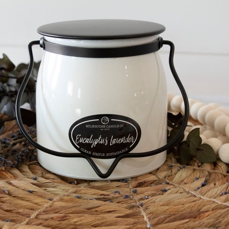 Butter Jar Candle Sml -  Eucalyptus Lavender