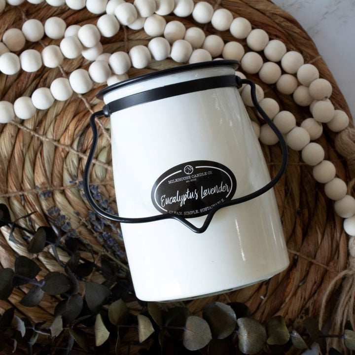 Butter Jar Candle Lge -:  Eucalyptus Lavender