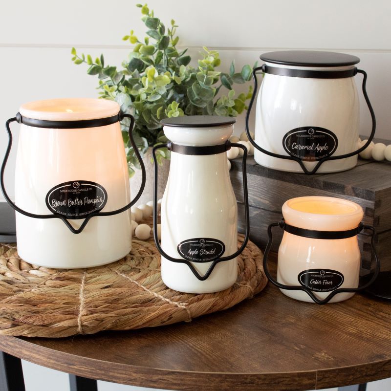 Milkbottle Candle Sml -  Victorian Christmas