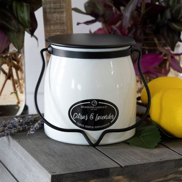 Butter Jar Candle Sml -  Citrus & Lavender