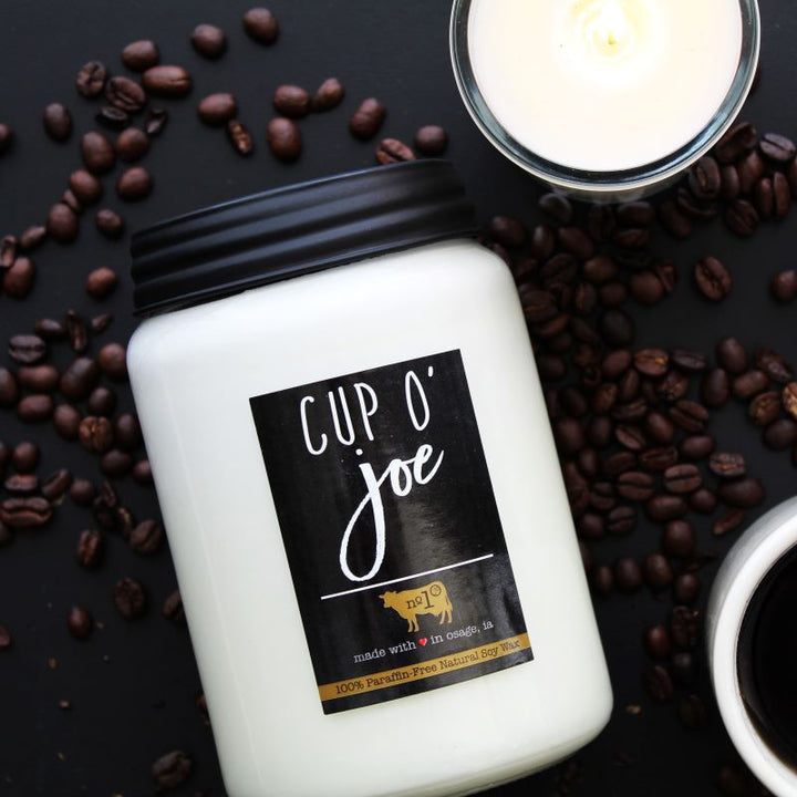 Farmhouse Jar Candle Lge - Cup O'Joe