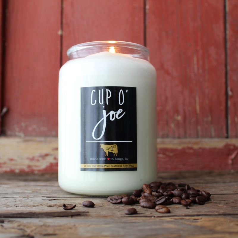 Farmhouse Jar Candle Lge - Cup O'Joe