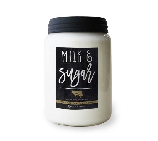Farmhouse Jar Candle Lge - Milk & Sugar