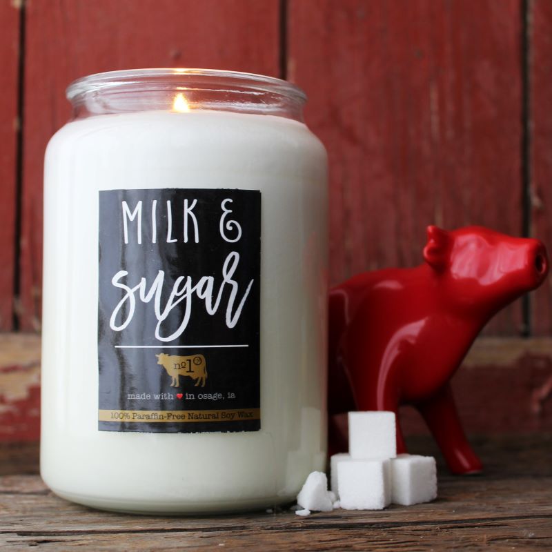 Farmhouse Jar Candle Lge - Milk & Sugar