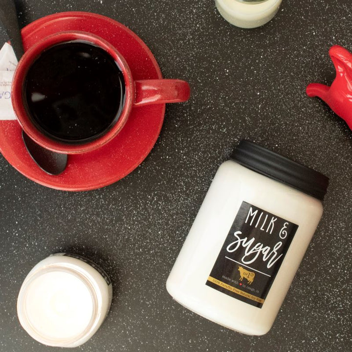 Farmhouse Jar Candle Lge - Milk & Sugar
