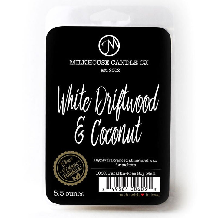 Creamery Fragrance Melts -   White Driftwood & Coconut