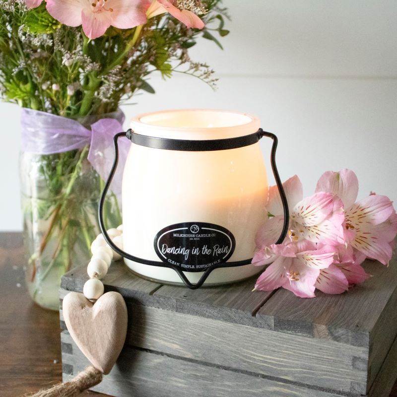 Butter Jar Candle Sml -  Dancing in the Rain