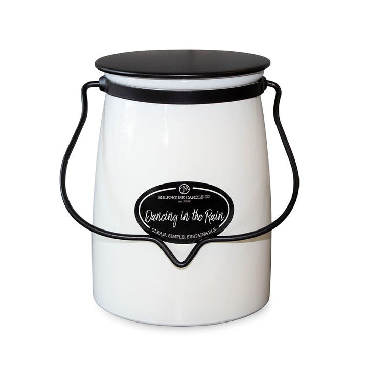 Butter Jar Candle Lge -:  Dancing in the Rain