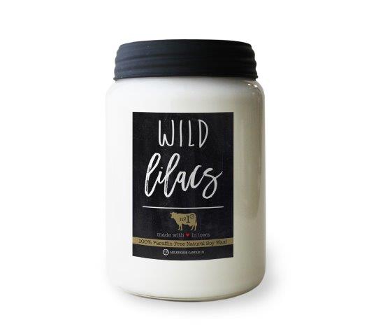 Farmhouse Jar Candle Lge - Wild Lilacs