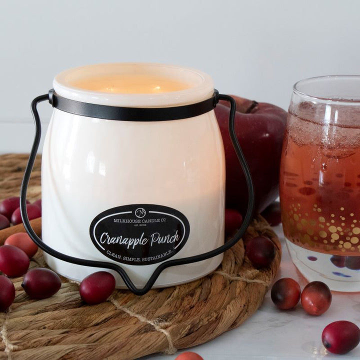 Butter Jar Candle Sml -  Cranapple Punch