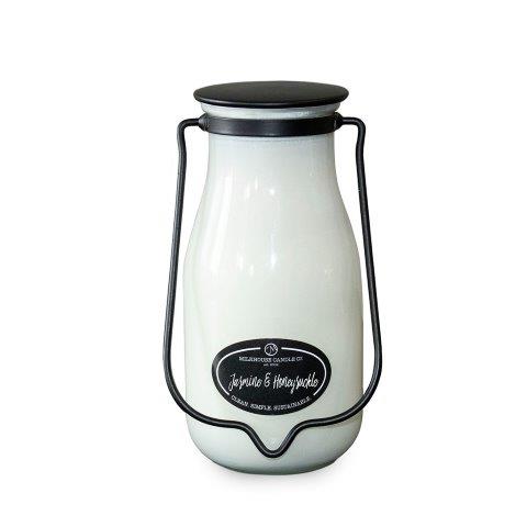 Milkbottle Candle Lge -  Jasmine & Honeysuckle