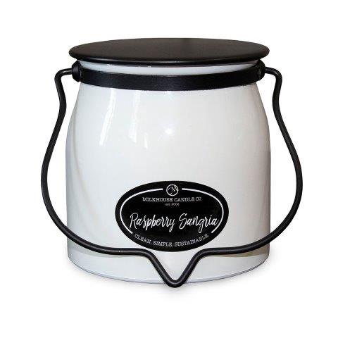 Butter Jar Candle Sml -  Raspberry Sangria