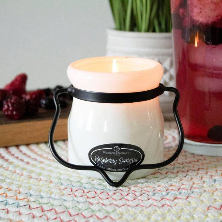 Cream Jar Candle -  Raspberry Sangria
