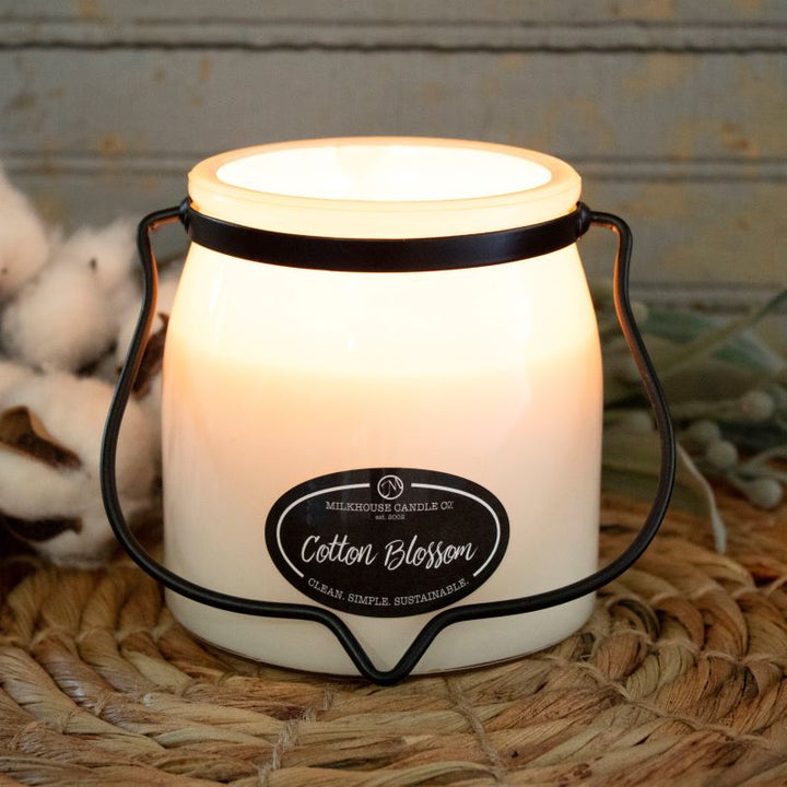 Butter Jar Candle Sml -  Cotton Blossom