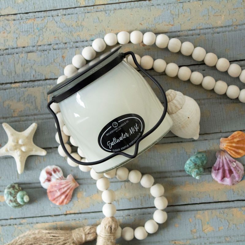 Butter Jar Candle Sml -  Saltwater Mist