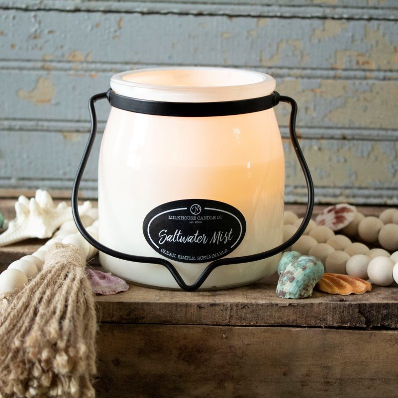 Butter Jar Candle Sml -  Saltwater Mist