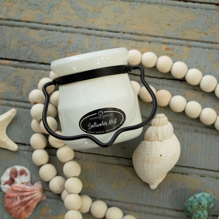 Cream Jar Candle -  Saltwater Mist