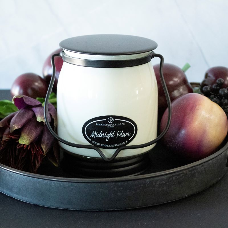 Butter Jar Candle Sml -  Midnight Plum