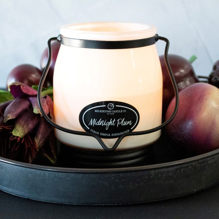 Butter Jar Candle Sml -  Midnight Plum