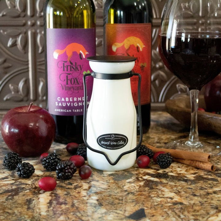 Milkbottle Candle Sml -  Harvest Wine Cellar
