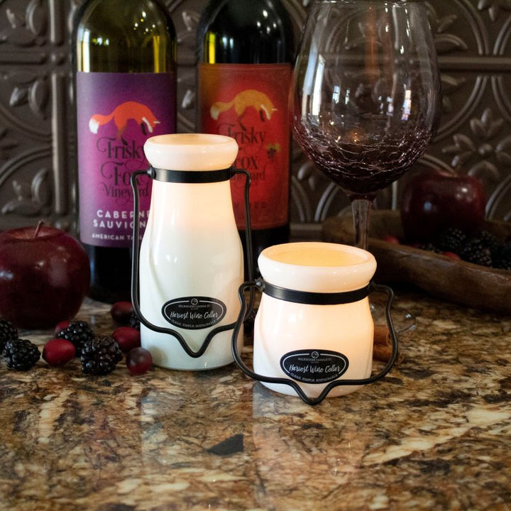 Milkbottle Candle Sml -  Harvest Wine Cellar