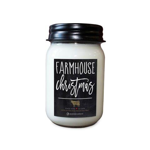 Farmhouse Mason Jar Candle -  Farmhouse Christmas