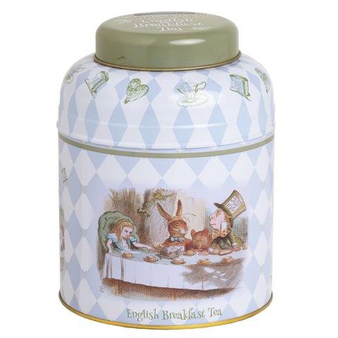 TEA ALICE IN WNDRLND RND CADDY 80 TEABAGS EB