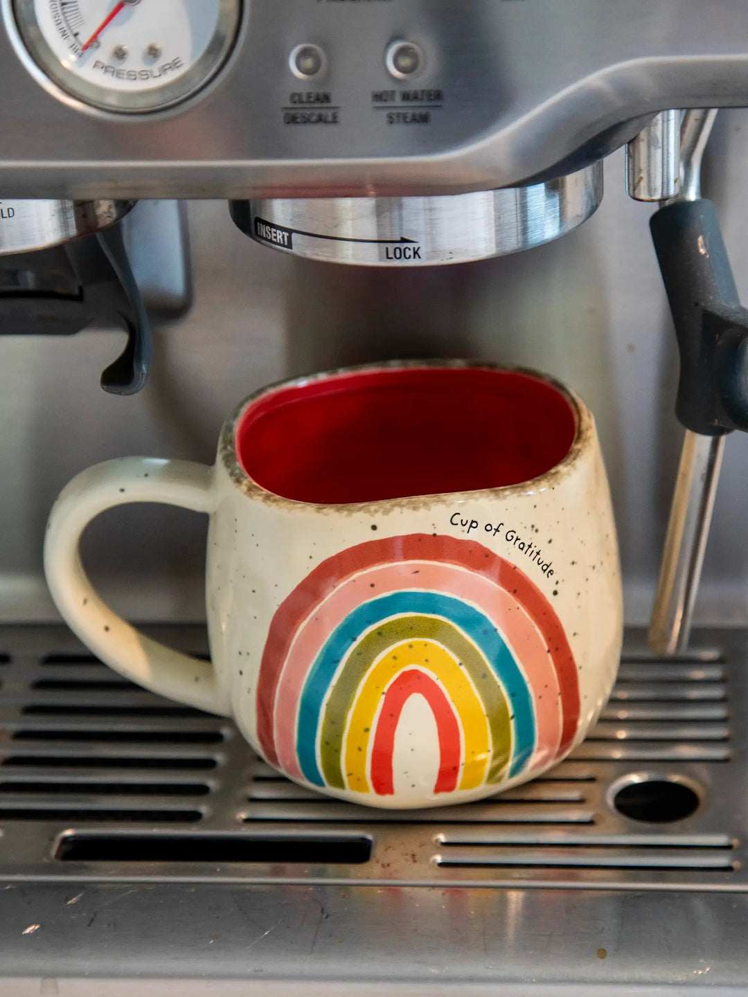 Artisan Mug Cup of Gratitude Rainbow