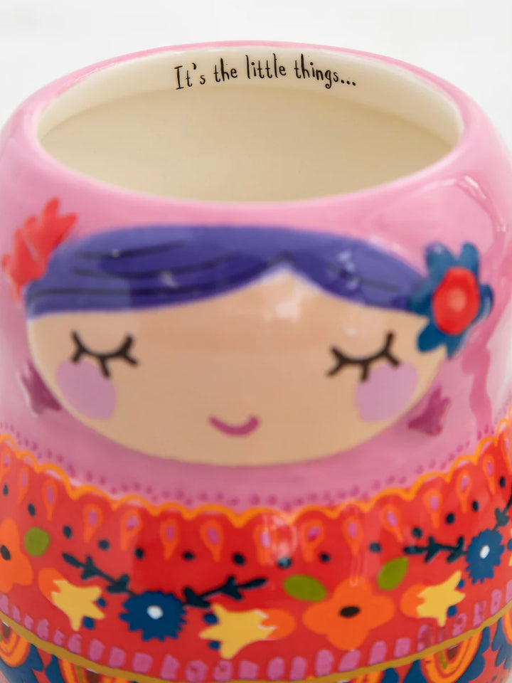 Folk Art Mug - Vera Nesting Doll