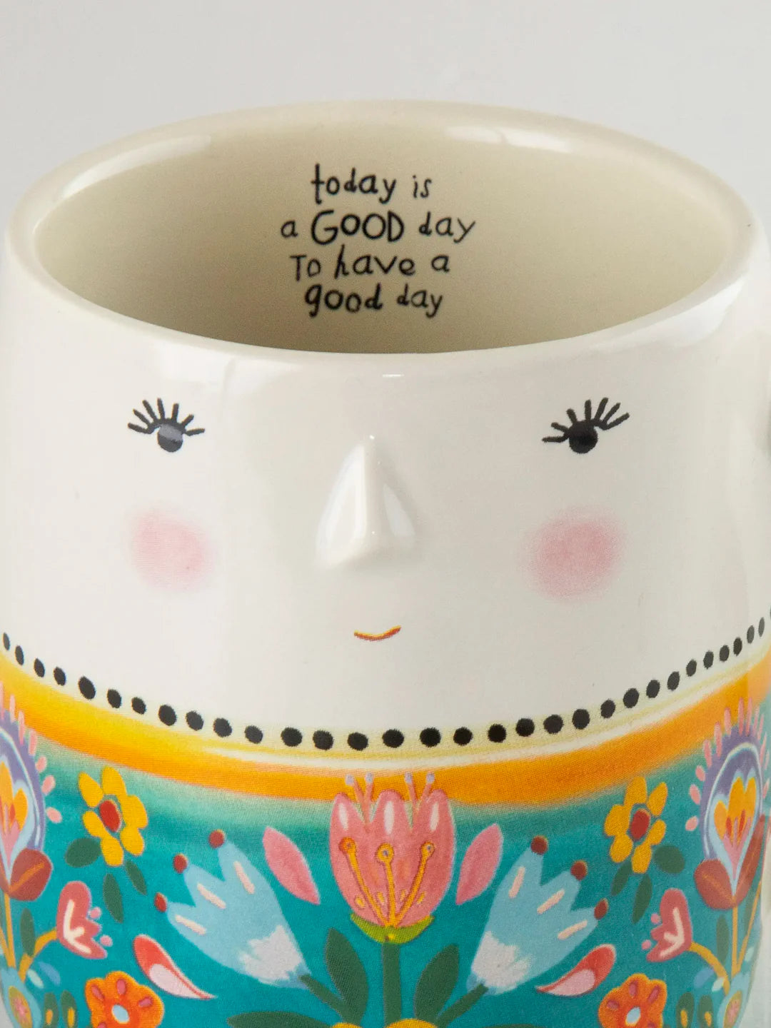 Folk Lady Mug - Today Is a Good Day