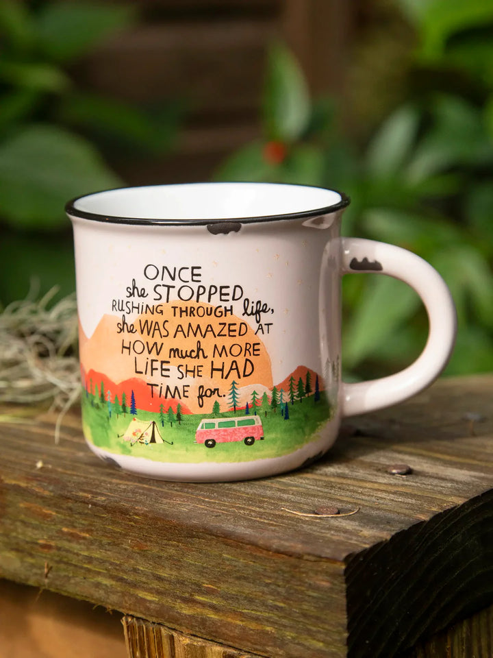 Camp Mug - Once She Stopped