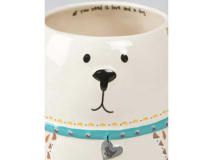MUG FOLK LOVE AND A DOG