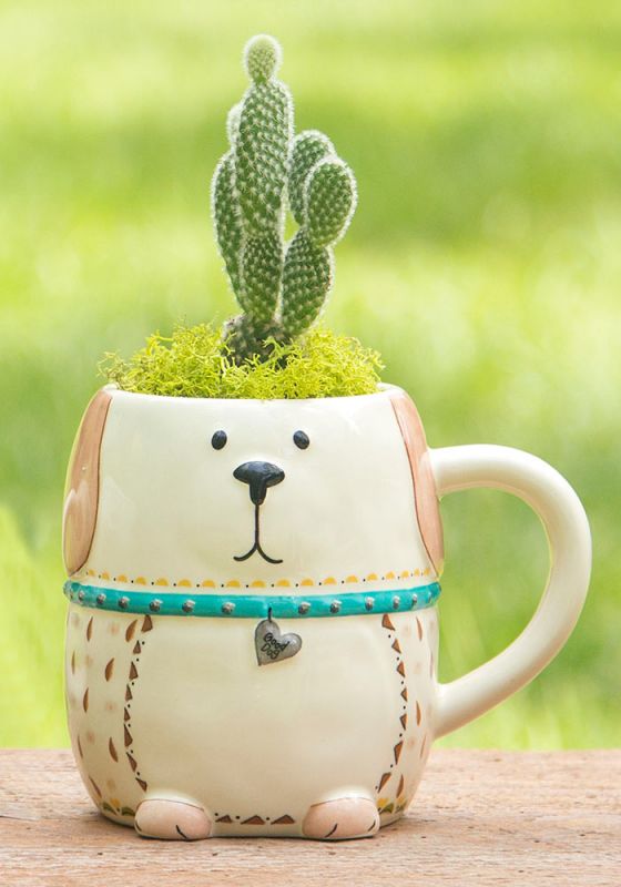 MUG FOLK LOVE AND A DOG